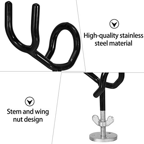 BESPORTBLE 2 Stück Angelrutenhalter Verstellbare Rutenhalter Racks Edelstahl Klemme Öffnungsrutenhalter zum Angeln im… – Bild 6