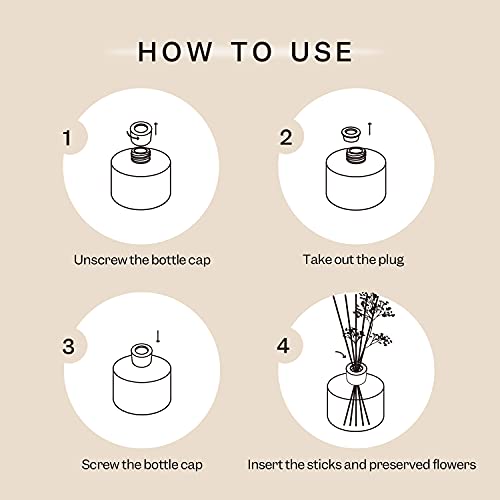 Cocorrína Premium Reed Diffuser Set with Preserved Baby's Breath