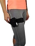 Athletic Insulin Pump Case with Strap for t:Slim (M Leg, Black)