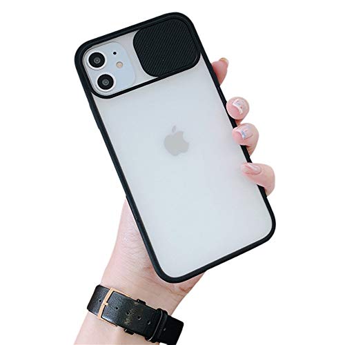 OWM Custodia iPhone 11 Antiurto Protettiva Elegante con Parte Posteriore smerigliata [Copertura Camera Scorrevole…