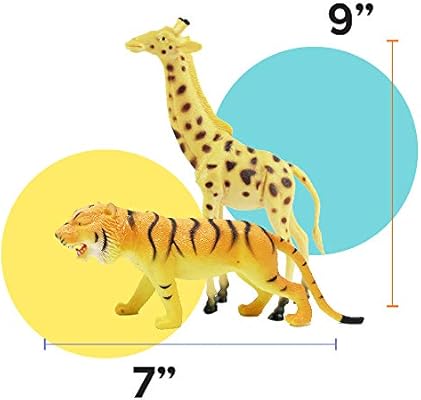 boley 12 piece safari animal set