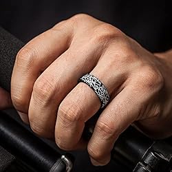 ThunderFit Silicone Wedding Rings Men and Women, 2