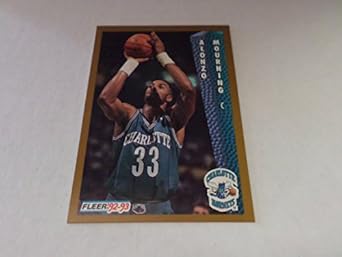 alonzo mourning signed basketball