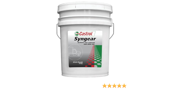 Amazon Com Castrol 15b811 37517 Syngear 80w 140 Gear Lubricant 35 Lb Automotive Amazon Com Castrol 15b811 37517 Syngear 80w 140 Gear Lubricant 35 Lb Automotive