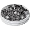 Sculpey Tools Stainless Steel 3 Piece Irregular Rectangle Cutter Set. Nested, Graduated Sizes, Great For Use In All Craft Projects From Jewlery, Mixed Media To Home Decor