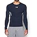 Under Armour Men's CoolSwitch Armour Long Sleeve Compression Shirt, Midnight Navy /Reflective, Large