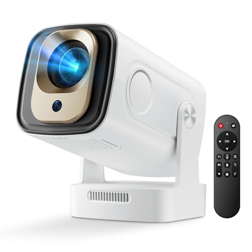 Mini Projector 4K with WiFi Bluetooth 5.4 - Smart