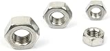 AHC Metric Hex Full Nuts A2 Stainless Steel M6 6mm Pack of 100 Nuts view 2