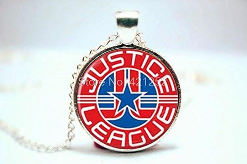 Pretty Lee 2015 Fashion Jla Superhero Justice League Pendant Necklace Glass Photo Cabochon Necklace Christmas gift
