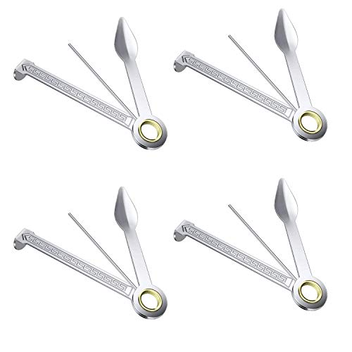 4pcs Stainless Steel 3 In1 Smoking Tobacco Pipe Reamers Tamper Cleaner Cleaning Tool for Hookahs Pipe Water Pipe