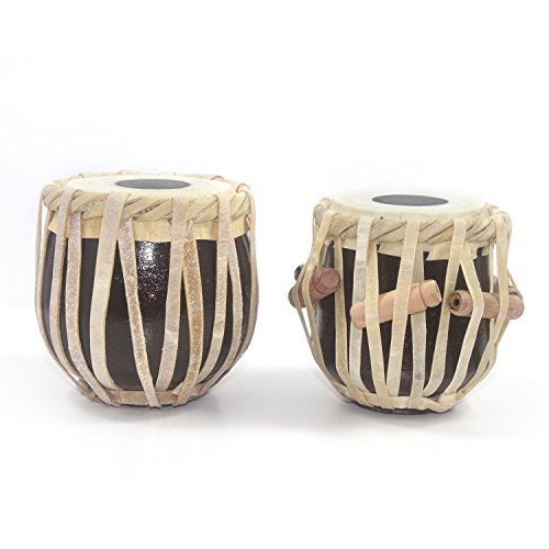 India Meets India Thanksgiving Handicraft 4" Tabla Drum Set 5 Years Kids, Student Tabla Set, Best Gifting Made by Awarded Indian Artisan