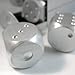 Aluminum Dice 5 in 1 Set Travel Case Deluxe Gift Souvenir