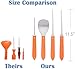 Halloween Professional Pumpkin Carving Kit - Extra Large Stainless Steel Tools (4 Pieces) - Pumpkin Carver for Adults & Kids, Pumpkin Sculpting Set, Halloween Party Decorating