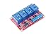 KNACRO 4-Channel 10A Relay Module DC 24V with Optocoupler Isolation High Low Level Triger