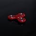 NEWBEA Hand Spinner Tri-Spinner Fidget Spinner Toy Stress Reducer - Perfect For ADD, ADHD, Anxiety, and Autism Adult Children (Three wings red B)