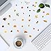 Woochic Autumn Harvest Happy Fall Leaves Stickers Thanksgiving Decorations, Maple Turkey Acorns Decals for Window Clings Gift Party Ornaments Kids School Home Party Supplies, 3 Sheets 67 Pcs