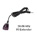 Inteset 38-56 kHz Wideband Infrared (IR) Receiver Extender Cable for Cable Boxes, DVR's & STB's. Check Compatibility.