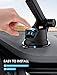 Mpow Car Mount Holder, Universal Dashboard Car Phone Mount, Windshield Car Phone Holder, Washable Gel Pad Compatible iPhone XR,XS Max,X,8, Galaxy S10,S9,S8,S7, Google, One Plus, Moto, Black
