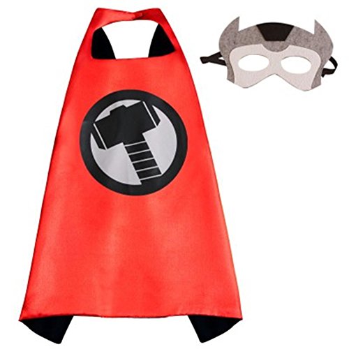 Marvel Comics Adult Size - Thor Logo Cape and Mask with Gift Box by Superheroes