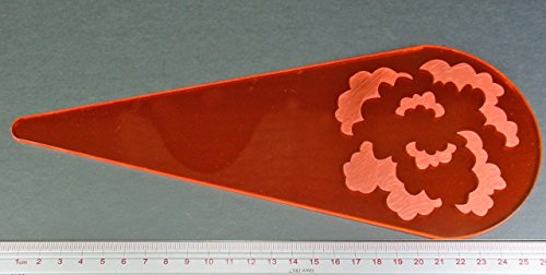 Large Teardrop Template