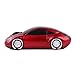 HDE 2.4GHz Sports Car Shape Wireless Ergonomic Optical Mouse with Adjustable DPI (Spider Red)