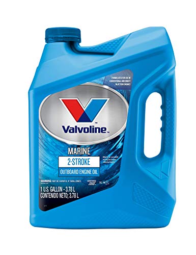 Valvoline 2-Stroke TC-W3 Certified Outboard Marine Conventional Motor Oil 1 GA