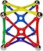Magz-X64 Magnetic Building set consisting of 16 X pieces, 16 Bars and 32 Steel Balls
