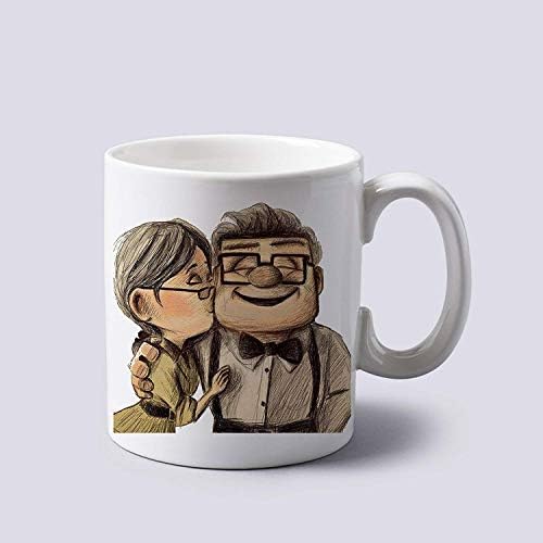 Carl and Ellie up Movies Cup Two Sides 11 Oz Ceramics