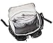 Diaper Backpack by Wallaroo - with Stroller Straps, Wet Diaper Bag and Changing Pad – for Women and Men - 25 Liters (Medium) - Black