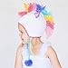 Huggalugs Baby and Toddler Girls Pastel Unicorn Beanie Hat Medium