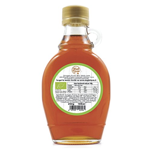 Kanadischer-BIO-Ahornsirup-Grad-A-Dark-Robust-taste-189ml-250g--Organic-Maple-Syrup