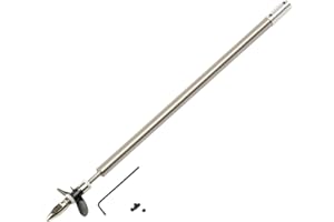 Fielect Drive Shaft w Propeller and Universal Joint for RC Boat, L250mm Shaft, L200mm Sleeve, D36mm Propeller, Fit for 3.17mm Motor Shaft