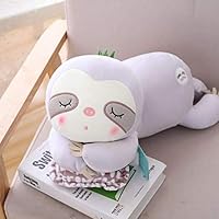 Juantin Store Big Stuffed Animal Pillow 1PC 28-70cm Soft Plush Sloths Kneel Cute Stuffed Sloth Toy Soft Toy Animals Plush Doll Pillow for Kids Birthday Gift-4-28CM