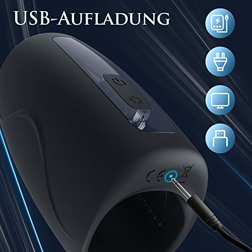 Elektrische Penis Trainer Vibratoren für ihn Automatischer Masturbatoren für männer mit 10 Vibrationsmodi Sexspielzeug für Mann Masturbieren Mann mit Heizfunktion Erotik