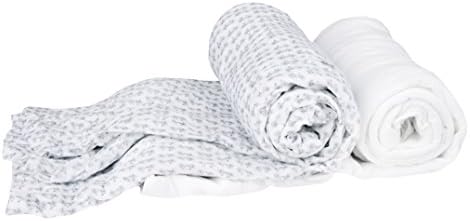 Oliver B Vintage Bicycles 2-pack Modal Swaddle Blankets, White