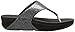 Fitflop Women's Lulu Superglitz Textile Sandal,Silver,7 M US