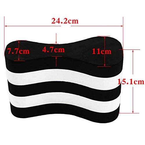 A&I Ailike Pull Buoy Swimming Trainning Device for Adults Children (Black-Pink)