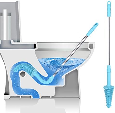 CNSTAR Toilet Plunger, 2019 Powerful High Pressure Suitable Sure Drain Plunger for Bathroom, Toilet, Bathtubs, Showers