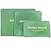 Hopsooken Travel Organizer Luggage Compression Pouches, Green (7-Piece Set)