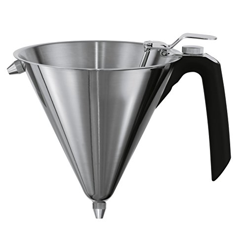 Rsle Stainless Steel Confectionary Funnel with Silicone Handle