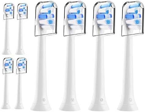 Sonicare Replacement Brush Heads for Philips Sonic Toothbrush, Fits DiamondClean, HealthyWhite, EasyClean, FlexCare, 2 Series, 3 Series, 8 Pack
