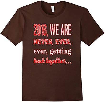 Men's 2016 Worst Year Funny T Shirt Medium Brown