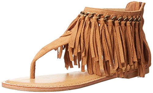 Not Rated Women's Keep The Peace Dress Sandal, Tan, 8.5 M US