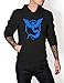 Men's Pokemon Go Team Mystic Logo Black Hoodie