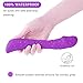 G Spot Vibrator with Fexible Shaft 9 Strong Vibration Patterns for Multiple Orgasms, PALOQUETH Waterproof Personal Dildo Vibrator for Clit Stimulation, Soft Silicone Rechargeable