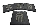 American Flag Spartan Gladiator Helmet Slate