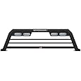 Magnum Low Pro Lighted Headache Rack | Compatible with 2019 to 2023 GM Silverado & Sierra 1500 | Easy Install
