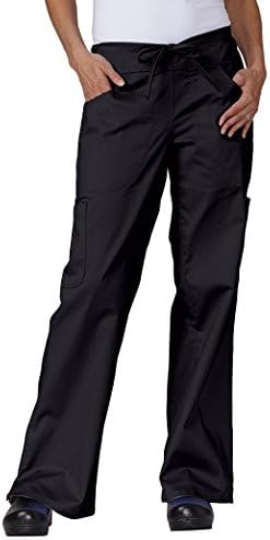 Tafford Uniforms Essentials Stretch Flare Leg Pant, Black, 4X-Large