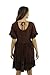 Riviera Sun 21646-BROWN-3X Dress/Dresses for Women