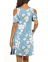 Cold Shoulder Dresses for Women Casual